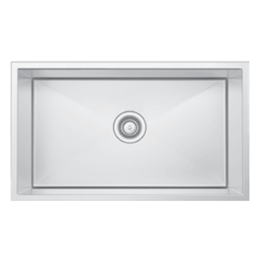 Rubine Under Mount Single Bowl Stainless Steel Kin R10 Series - Uniqool
