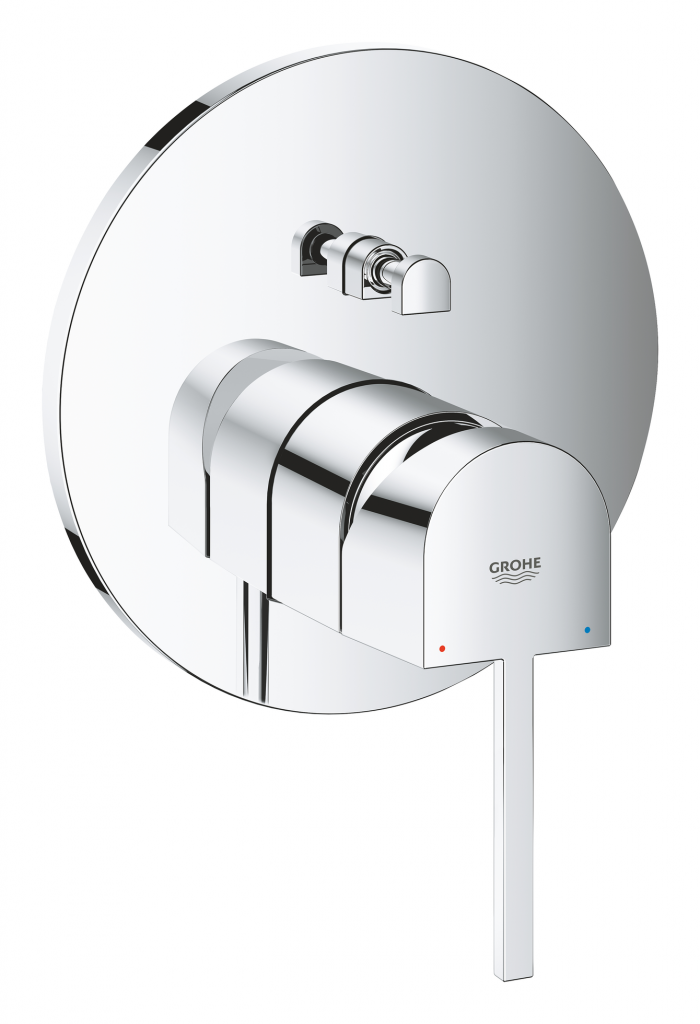 Grohe Plus Single-Lever Concealed Bath Mixer With 2-Way Diverter - Uniqool